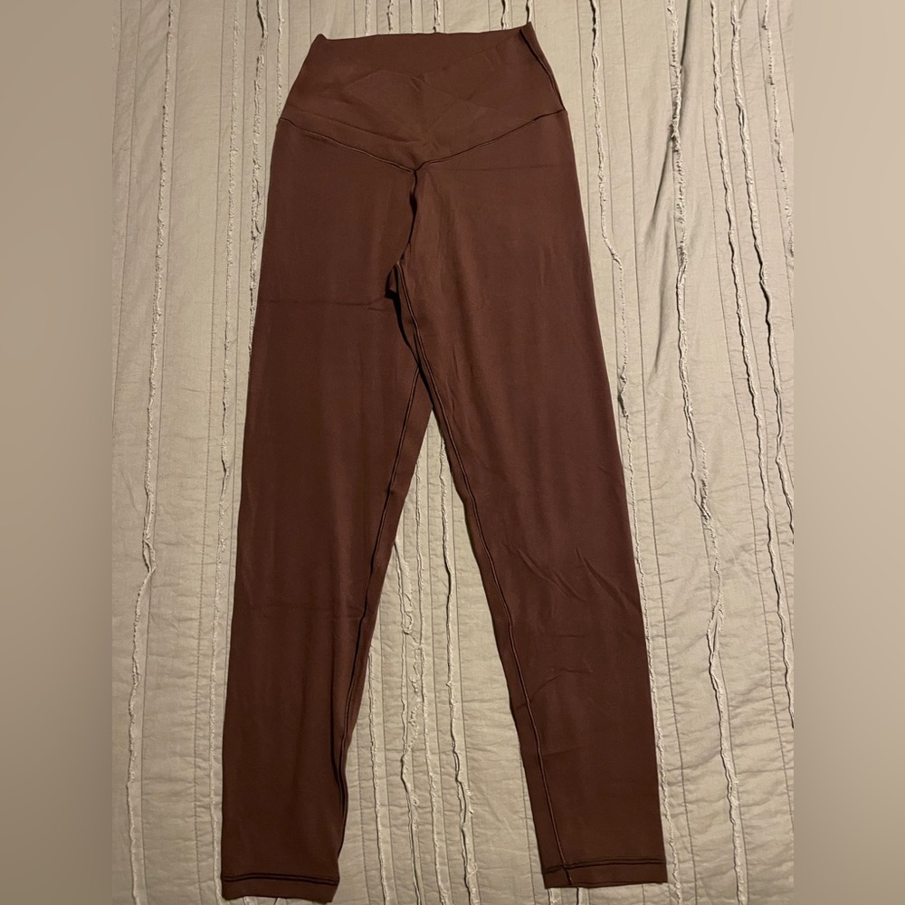 Aerie Offline Real Me high Waisted Crossover Leggings Dark Maple